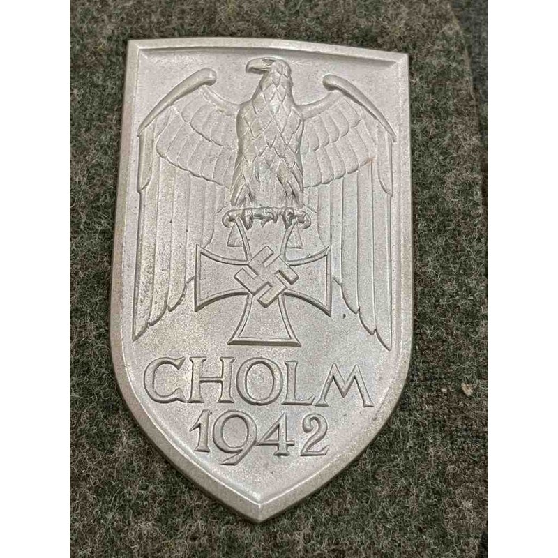 Shield of «Cholm 1942», original, Mint condition!