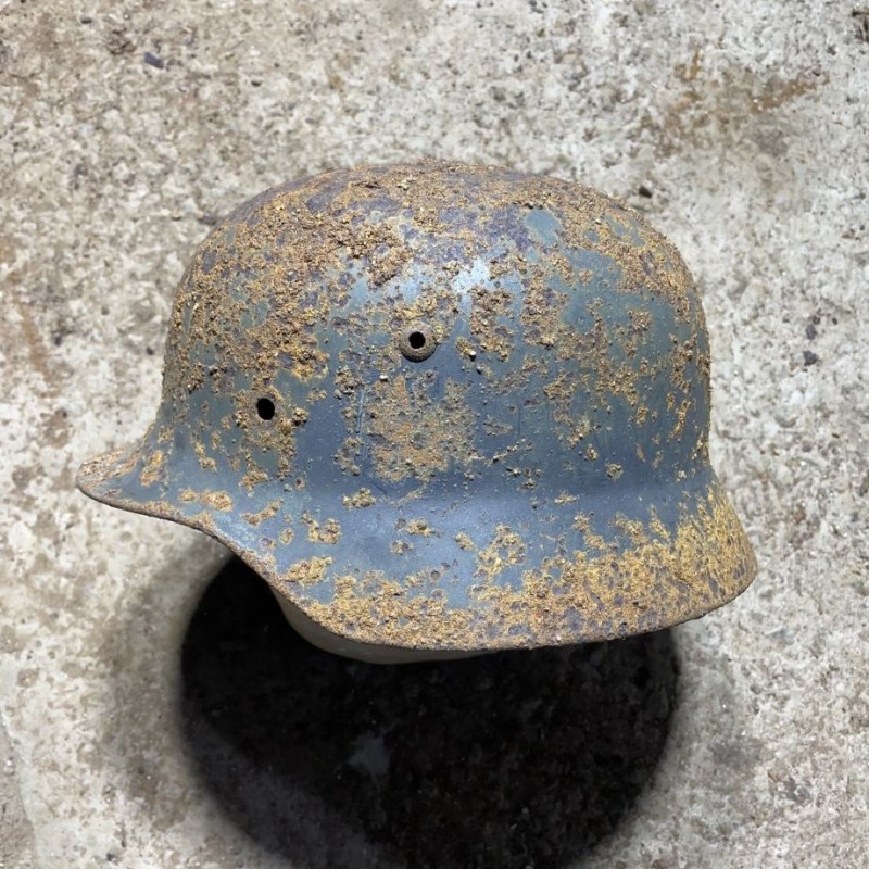 M35 German Helmet with native paint