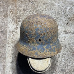 M35 German Helmet with native paint