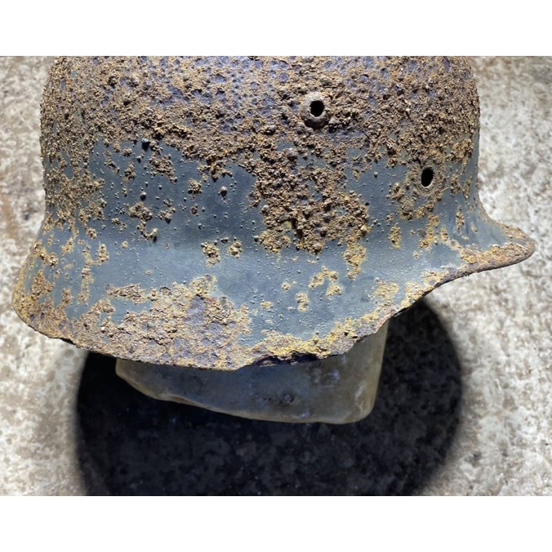 M35 German Helmet with native paint