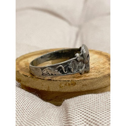 SS Totenkopf Division soldier ring