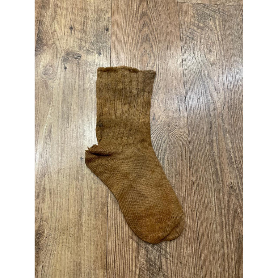 Brown SS Totenkopf soldier sock