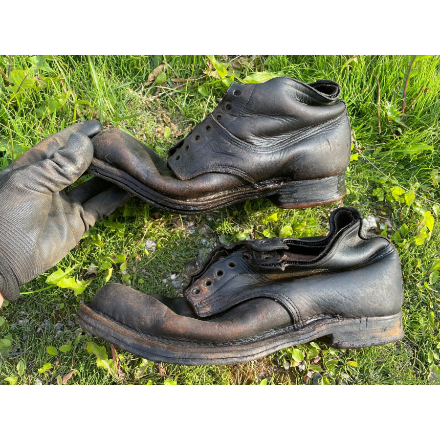 (2)SS Totenkopf soldier Boots ORIGINAL