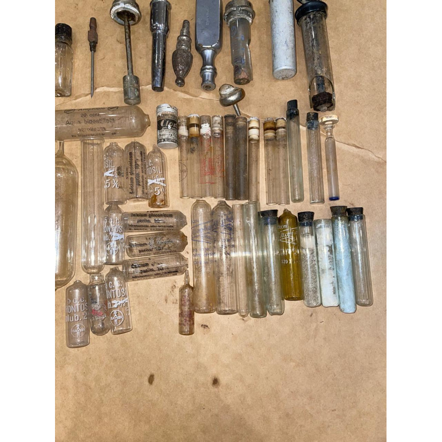 Various German ampoules, capsules, tubes! Rare!