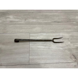 Meat fork for a field kitchen with a stamp