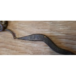 Brass hook for carbid lantern