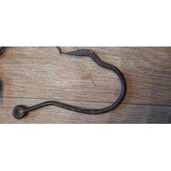 Brass hook for carbid lantern